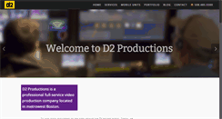 Desktop Screenshot of d2productions.com